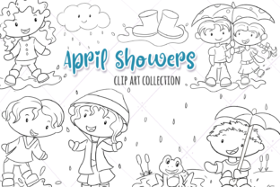 Download April Showers (Black and White) - Shower Collection