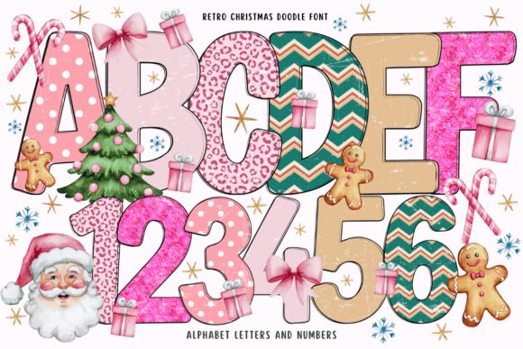 Download Retro Christmas Doodle - Premium Resources