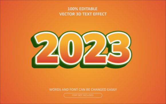 Download 2023 Happy New Year Text Style - Happy Collection